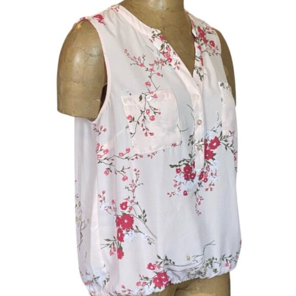 Bundle of 2 Soho New York & Co Sleeveless V-Neck Tops Sz M #348A - Picture 11 of 15
